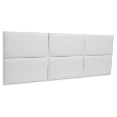 Imagem de Cabeceira Queen Linho 160x60 Cama Box Modulada Reta - Blu Interiores, 