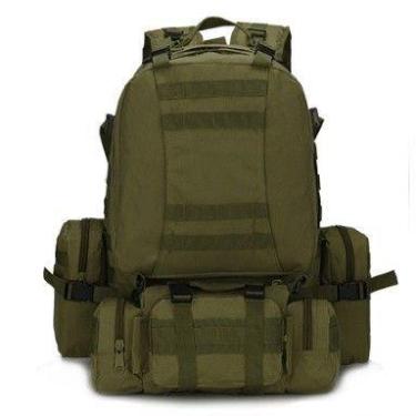 Imagem de Mochila tática Camping Viagem Grande Modular Defender 60L - NoBrand, V