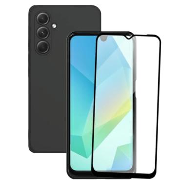 Imagem de Capinha Para Galaxy A16 Capa Preta Premium Proteção Câmera + Película de Vidro 3D Anti Impacto