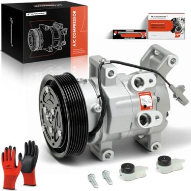 Imagem de A-Premium Compressor de ar condicionado AC com embreagem compatível com Toyota Hilux 2001-2006 2.4L