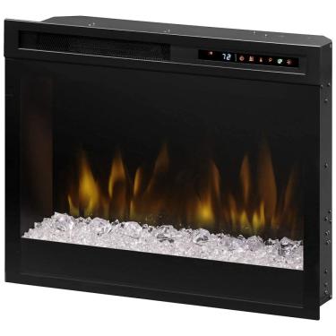 Imagem de Lareira Elétrica de Embutir A53x58L com Controle Remoto e Acrílico Ember, 110V, Dimplex XHD28G, Preta