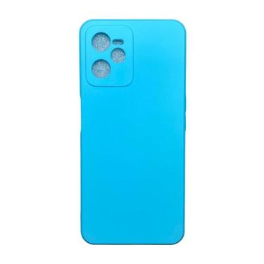 Imagem de Capa Realme C35 Silicone Aveludada Protege Câmera Colorida Capinha Ant