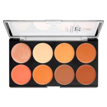 Imagem de Paleta De Contorno Em Pó RK By Kiss 3D - Light Medium - Kiss New York