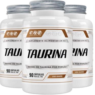 Imagem de KIT 3X Taurina 1600mg 90 cápsulas - FNB Sports