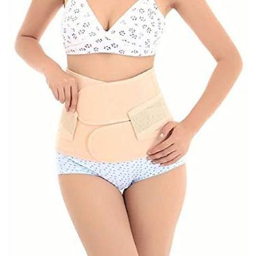 Imagem de Healthcom – Cinto feminino pós-natal com suporte pós-parto, suporte para recuperação pós-parto, cinto, umbigo, modelador de cintura, faixa abdominal, Size:M
