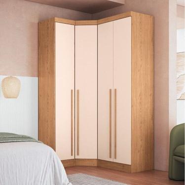 Imagem de Guarda-roupa Modulado 3 Peças Infinity Cedro/Blush
