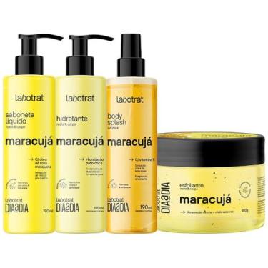 Imagem de Kit Banho Premium Labotrat Maracuja Completo 4 Produtos C/ Body Splash