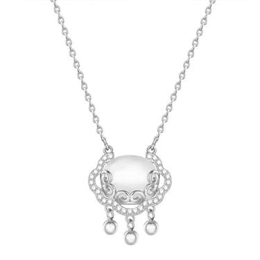 Imagem de COTIRAS Pacote com 7 pingentes de amuleto de malha retrô chinesa, conjunto de colares delicados para outono e inverno, estilo étnico