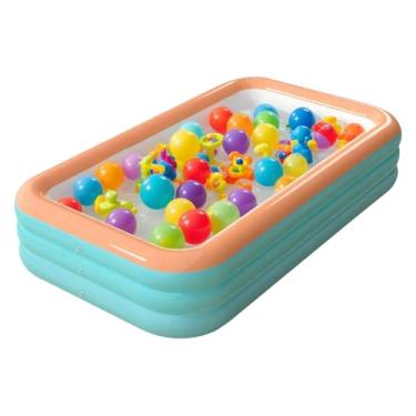 Imagem de Fecadou Piscina Insuflável Para Adultos,Piscina Insuflável Para Crianças Jardim | Brinquedo de Água Dobrável para Atividades de Verão no Exterior
