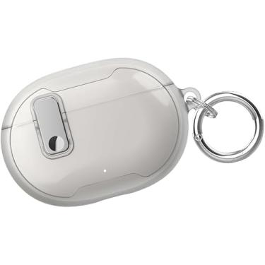 Imagem de SOTHENG Studio Bad Capa transparente leve / + capa para fone de ouvido protege abertura flexível e acessórios de encaixe para mulheres e homens, rosa (transparente)