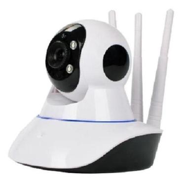 Imagem de Camera Ip 3 Antenas Wireless Sem Fio Wifi Sensor Noturna - Concise Fas