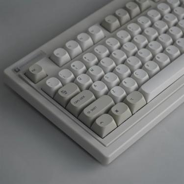 Imagem de 119 Keys PBT Dye Sub Keycaps Ma Profile Gray Keycaps Set Fit for 61/64/87/104/108 Cherry Mx Switches Mechanical Keyboard