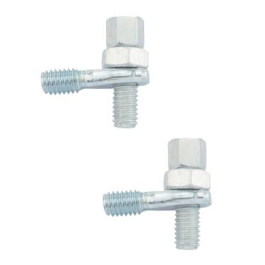 Imagem de DGHAOP 2 peças de cabo de freio de bicicleta parafuso de ajuste de metal peças de mountain bike ajustador acessórios de ferro peça de ciclismo