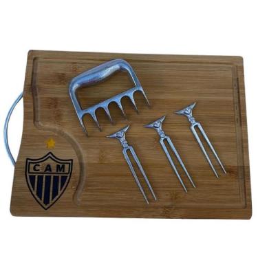 Imagem de Kit Tabua Churrasco Personalizada de Time Cruzeiro e Atlético Mineiro 