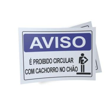 Imagem de Kit 3 Placas sinalização 15x21cm EM PVC PL(163) - Tema: Condomínio Pro