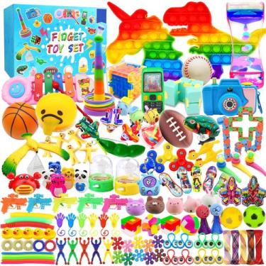 Imagem de Pacote de 125 Fidget Toys Sortment EdSportsHouse para crianças 4-8-12