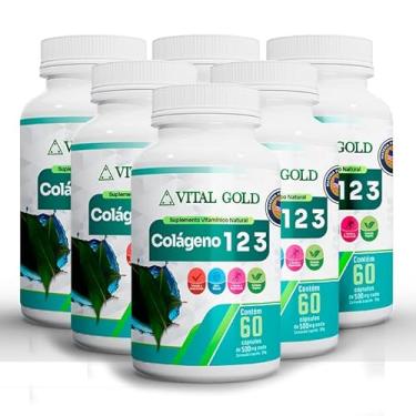 Imagem de COLÁGENO TIPO 123-500mg (60 Cápsulas) VITAL GOLD (6)