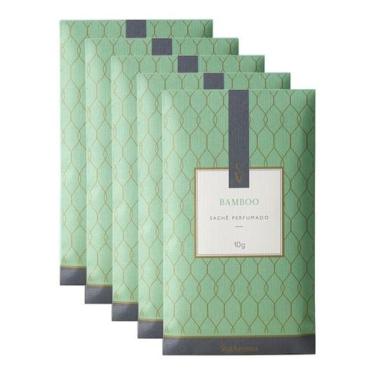 Imagem de 5x Sachês Perfumados Via Aroma 10g - Capim Limão - Lavanda - Flor de C