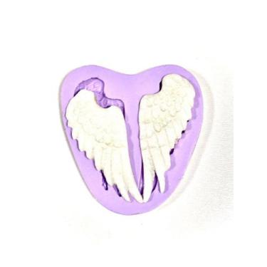 Imagem de Molde de silicone asa de anjo para confeitar f36 - confeitaria dos mol