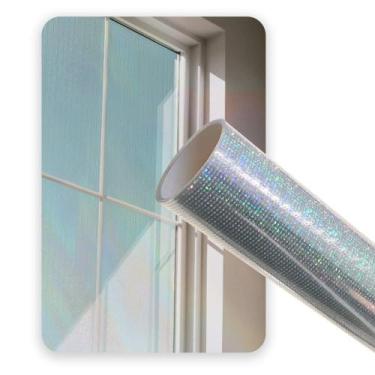 Imagem de Pelicula Adesiva para Vidro Multicolor Cristais Pontilhados - Open Sta