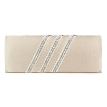 Imagem de Adoptfade Bolsas femininas de cristal, bolsas de noite brilhantes com glitter, preta, Preto