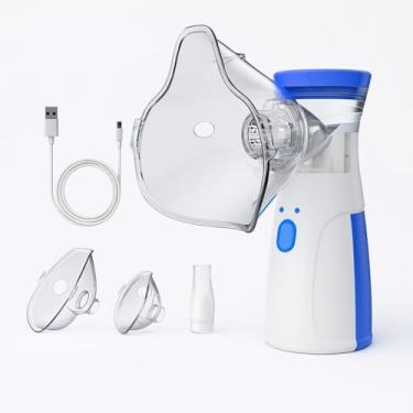 Imagem de Nebulizador Portátil Silencioso, Inalador Ultrassônico Compacto, Sem Fio, Indicado para Adultos, Crianças e Idosos – Uso Diário, Alívio Rápido e para Todas as Idades - Premium
