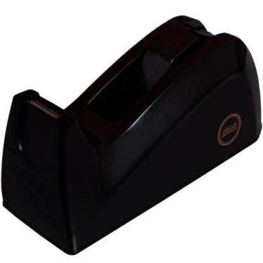 Imagem de Suporte para Fita Adesiva Grande cor Preto. Para fitas de até 25mm x 2