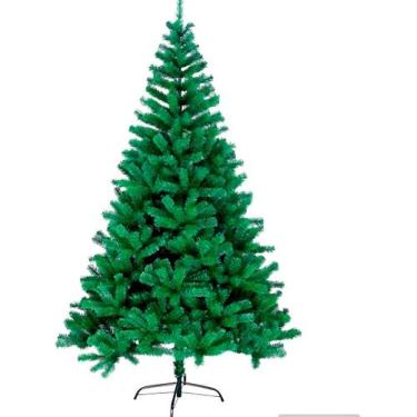 Imagem de Arvore De Natal 2,10 M 800 Galhos Pinheiro Grande Cheia Luxo Verde - N