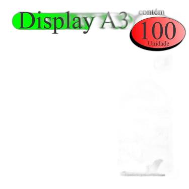 Imagem de 100 Display A3 Expositor Folhas Quadro Aviso Parede Pet Hori