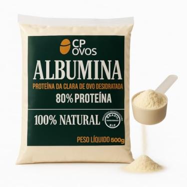 Imagem de Albumina CP Ovos - 80% Proteína - Suplemento Natural 500 gramas