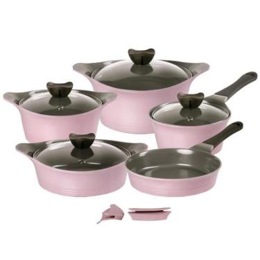 Imagem de Conjunto de Panelas Neoflam Aeni, Alumínio Injetado com Revestimento C