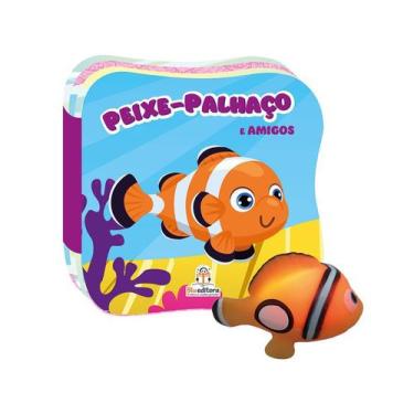 Imagem de Conhecendo os animais - Peixe-palhaço - Livro de banho + 1 bichinho lu