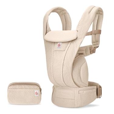 Imagem de Canguru P/Bebê 4 Posições Ergonômico Deluxe Mesh Bege Ergobaby