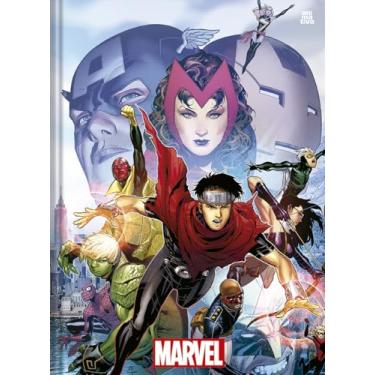 Imagem de Caderno Brochura Animativa, Capa dura, 80 folhas, Marvel Now, Pacote com 5 unidades