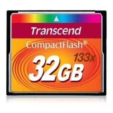 Imagem de Cartão De Memória Compactflash 133X Transcend Cf 133X 32Gb