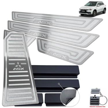 Imagem de Soleiras Com Descanso De Pé Asx 2018/2020 Prata Alto Relevo