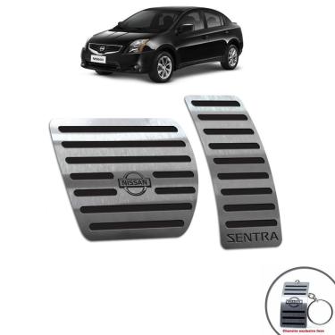 Imagem de Pedaleira Automático Nissan Sentra 2008/2013 Preto