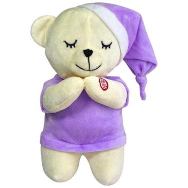 Imagem de Ursinho de Pelúcia Que Reza Oração Do Pai Nosso Urso Que Ora - BBR TOY