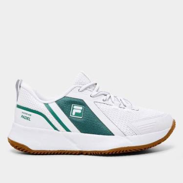 Imagem de Tênis Fila Master Ace Feminino, Branco, Verde, 36