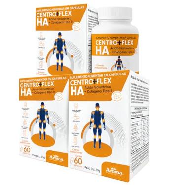 Imagem de Kit 3x Centro+flex Ha | Ácido Hialurônico + Colágeno Tipo Il 180caps