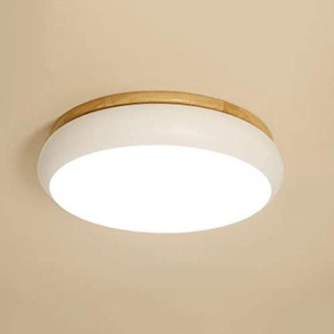 Imagem de lâmpada redonda cor teto decoração luzes nórdico macaron teto lâmpada moderna e simples led teto luz economia de energia luz noturna instalação embutida usado no quarto, (verde, 55 cm)