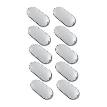 Imagem de Kit 10 Arandelas Tartaruga Led 15W Bivolt Interna/Externa