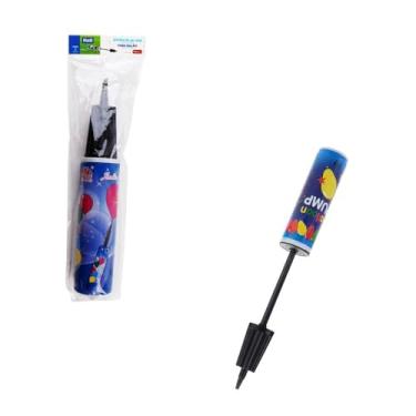 Imagem de Bomba de Ar Manual Mini para Balões e Infláveis, 27cm, Plástico