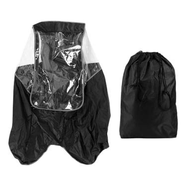 Imagem de Baoblaze Capa de chuva para assento traseiro de bicicleta infantil, equipamento de ciclismo, à prova d'água, proteção, prática, portátil, acessório,