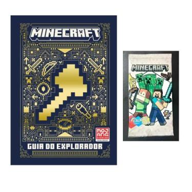 Imagem de Kit: Minecraft  Guia Do Explorador + Cards Para Colorir Pacote Com 4 U