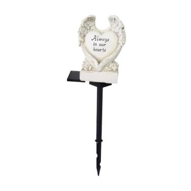 Imagem de Bothyi Luz de energia solar, estaca de resina, decoração de paisagem, iluminação para quintal, caminho, pátio, gramado