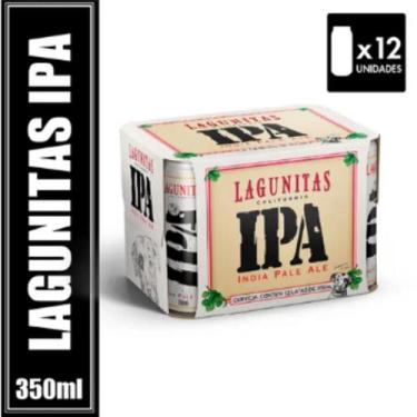 Imagem de Cerveja IPA Lata 350ml 12un Lagunitas