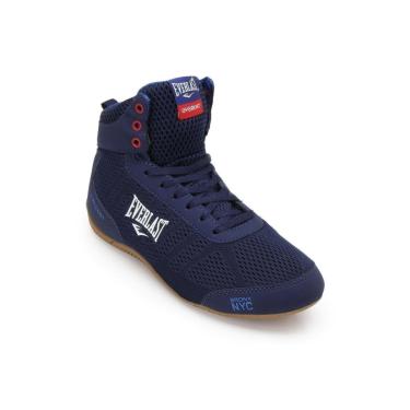 Imagem de Tenis Everlast Forceknit Academia Lutas Marinho Laranja