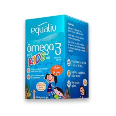Imagem de Ômega 3 Pro Kids Oil 60 cáps mastigaveis Equaliv-Unissex