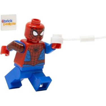 Imagem de LEGO Superheroes: Spider-man Minifigure with Web and Printed Arms